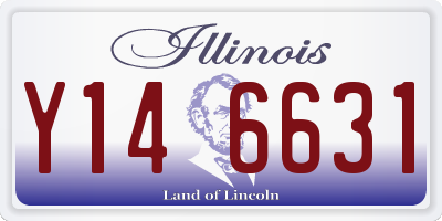 IL license plate Y146631
