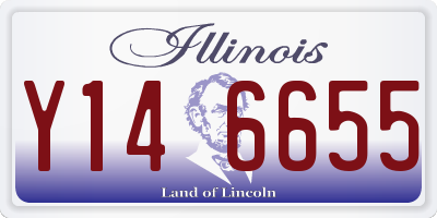 IL license plate Y146655