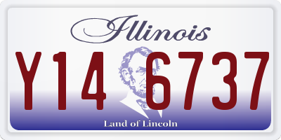 IL license plate Y146737