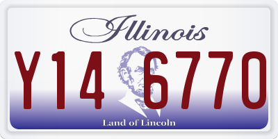 IL license plate Y146770
