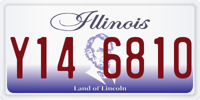 IL license plate Y146810
