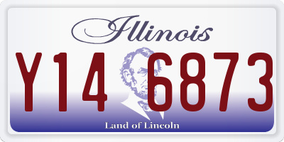 IL license plate Y146873