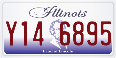 IL license plate Y146895