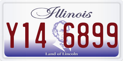 IL license plate Y146899