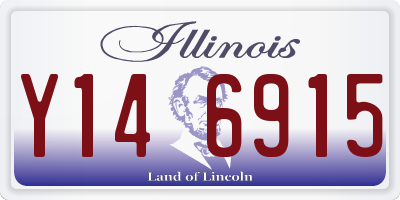 IL license plate Y146915
