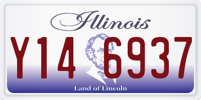 IL license plate Y146937