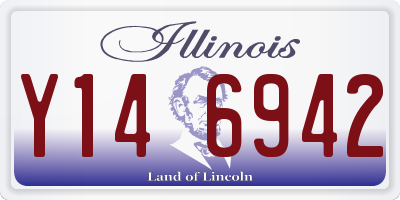 IL license plate Y146942