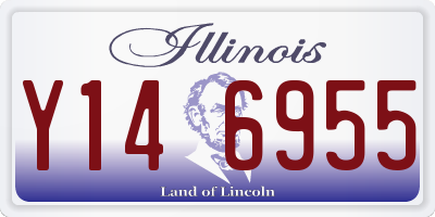 IL license plate Y146955