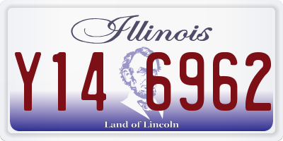 IL license plate Y146962