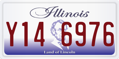 IL license plate Y146976