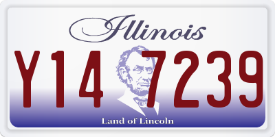IL license plate Y147239
