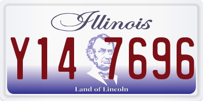 IL license plate Y147696