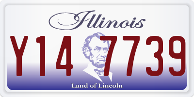 IL license plate Y147739