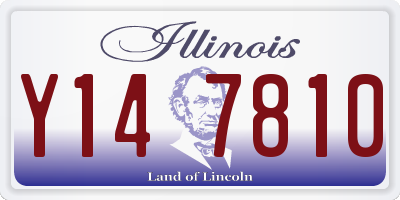 IL license plate Y147810
