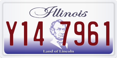 IL license plate Y147961