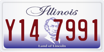 IL license plate Y147991