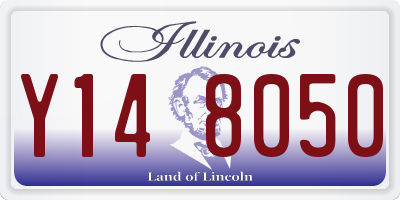 IL license plate Y148050