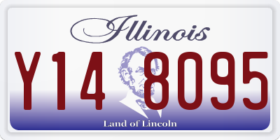 IL license plate Y148095