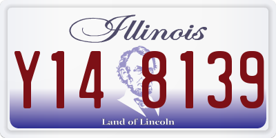IL license plate Y148139