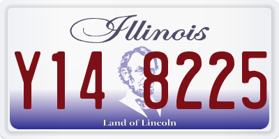 IL license plate Y148225