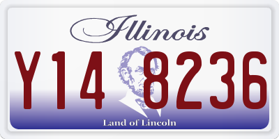 IL license plate Y148236