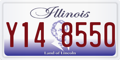 IL license plate Y148550