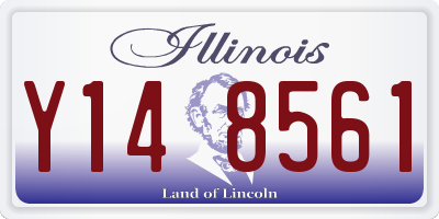 IL license plate Y148561