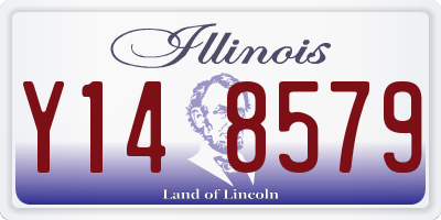 IL license plate Y148579