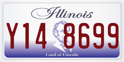 IL license plate Y148699