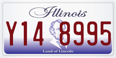 IL license plate Y148995