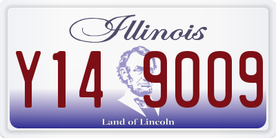 IL license plate Y149009