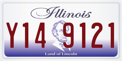 IL license plate Y149121