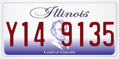 IL license plate Y149135