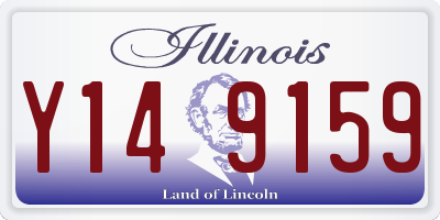 IL license plate Y149159