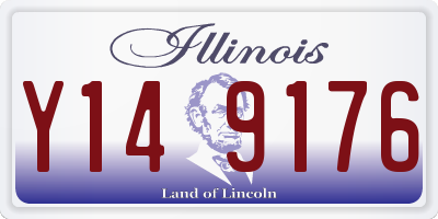 IL license plate Y149176