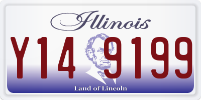 IL license plate Y149199