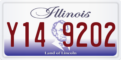 IL license plate Y149202