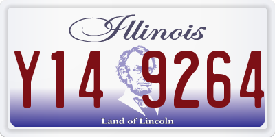 IL license plate Y149264
