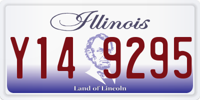 IL license plate Y149295
