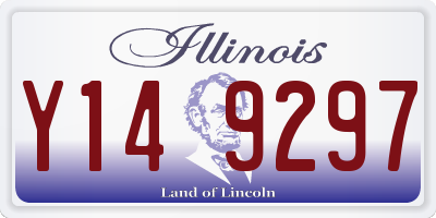 IL license plate Y149297