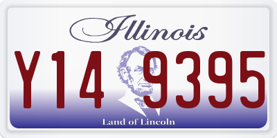 IL license plate Y149395