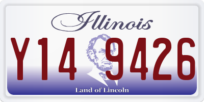 IL license plate Y149426