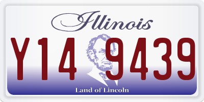 IL license plate Y149439