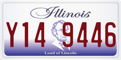 IL license plate Y149446