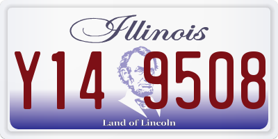 IL license plate Y149508