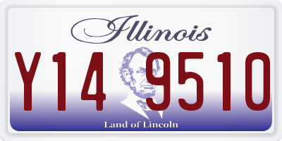 IL license plate Y149510