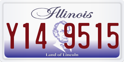 IL license plate Y149515