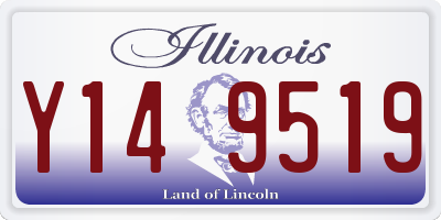 IL license plate Y149519