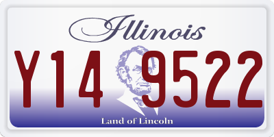 IL license plate Y149522