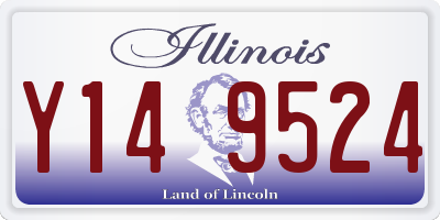 IL license plate Y149524